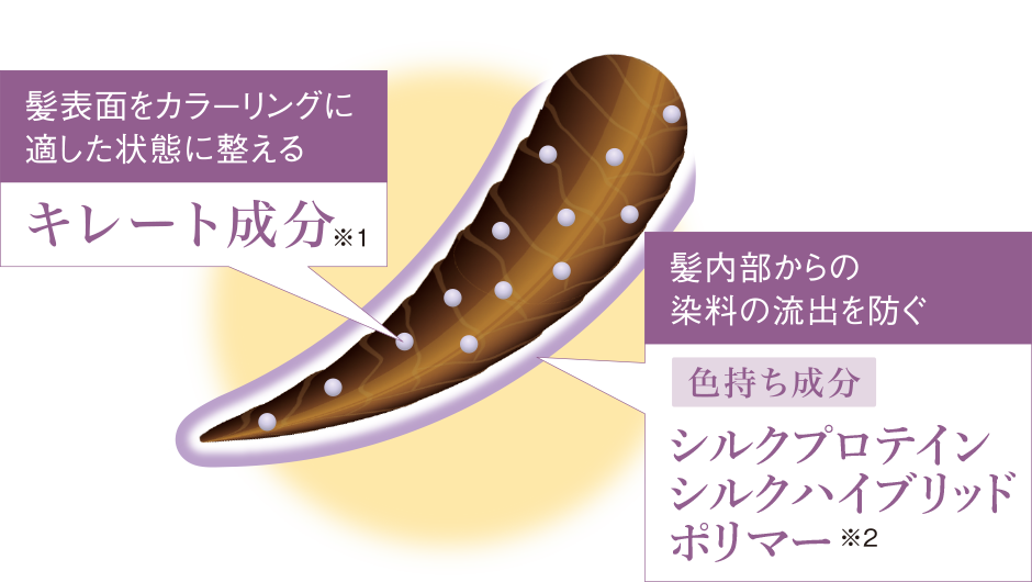 キレート成分 シルクプロテインシルクハイブリッドポリマー